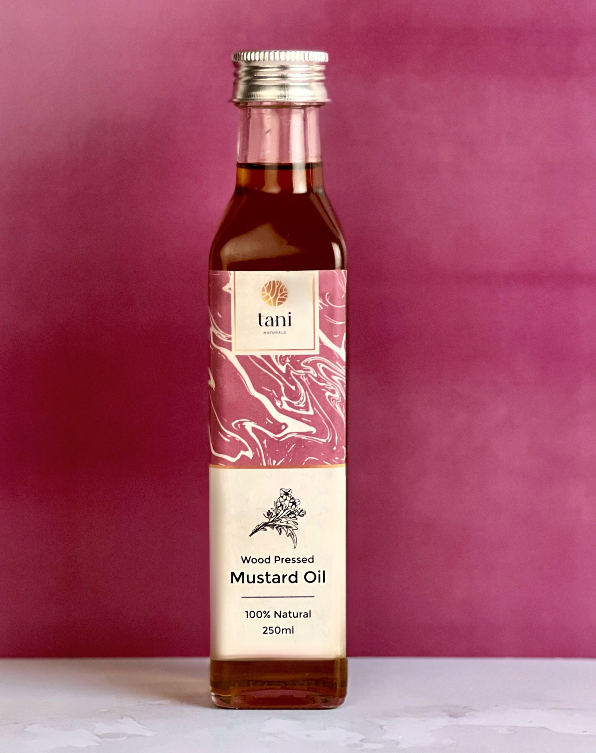 Wood Cold Pressed Black Mustard Oil